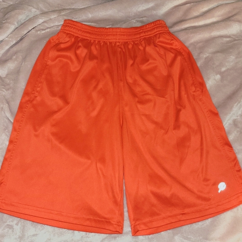 Men's Energy Zone Athletic Shorts Orange Small